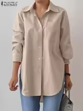 Elegant Spring Oversize Blouse