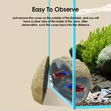 Magnetic aquarium decoration hiding