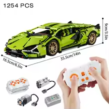 Adult racing car blocks