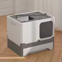 Folding portable litter